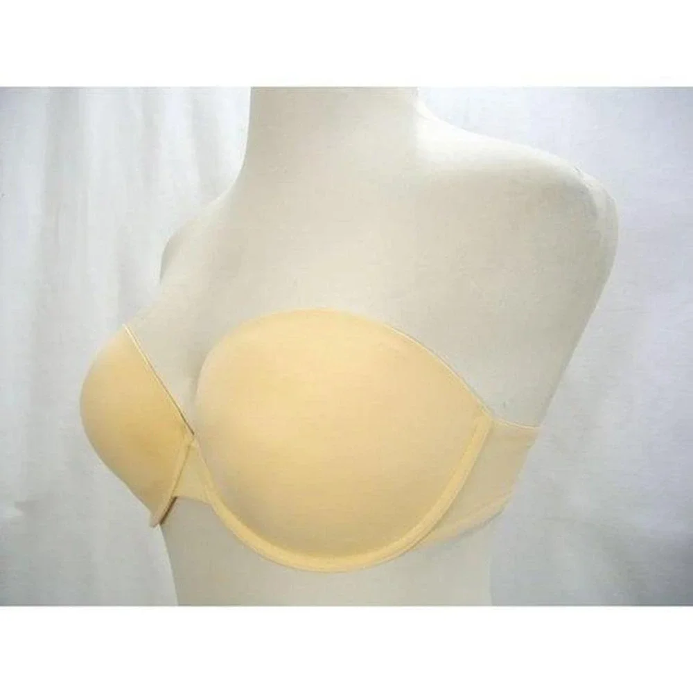 34DD Panache SuperBra 3370 Porcelain Moulded Strapless Underwire‎ Bra Nude
